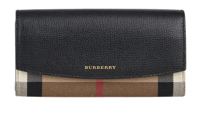 Burberry Nova Check Long Wallet, front view